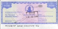 *10 000 Dolárov Zimbabwe 2003, P17 AU/UNC s razítkami - Kliknutím na obrázok zatvorte -