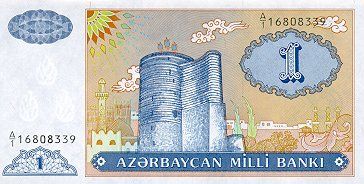 *1 Manat Azerbajdžan 1993, P14 UNC - Kliknutím na obrázok zatvorte -