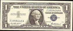 *1 americký dolár USA 1957 P419 VF - Kliknutím na obrázok zatvorte -