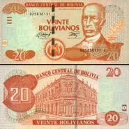 *20 Bolivianos Bolívia 2015, P245 UNC - Kliknutím na obrázok zatvorte -