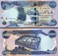 *5000 Dinárov Irak 2013-23, P100 UNC - Kliknutím na obrázok zatvorte -