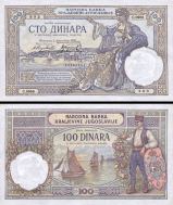 *100 Dinárov Juhoslávia 1929, P27b XF - Kliknutím na obrázok zatvorte -