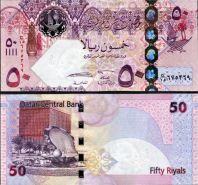 *50 Riyal Katar 2008, P31 UNC - Kliknutím na obrázok zatvorte -