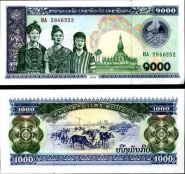 *1000 Kip Laos 2003, P32A UNC - Kliknutím na obrázok zatvorte -