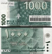 *1000 Livres Libanon 2004, P84a UNC - Kliknutím na obrázok zatvorte -