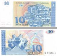 *10 Denárov Macedónsko 1993, P9a UNC - Kliknutím na obrázok zatvorte -