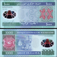 *1000 Ouguiya Mauritánia 2014, P19 UNC polymer - Kliknutím na obrázok zatvorte -