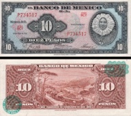 *10 mexických pesos Mexiko 1967, P58 UNC - Kliknutím na obrázok zatvorte -