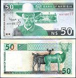 *50 dolárov Namíbia 1999, P8b UNC - Kliknutím na obrázok zatvorte -