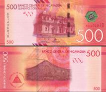 *500 Córdobas Nikaragua 2015, P214 UNC - Kliknutím na obrázok zatvorte -