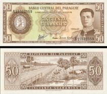 *50 Guarani Paraguaj 1952, P197b UNC - Kliknutím na obrázok zatvorte -