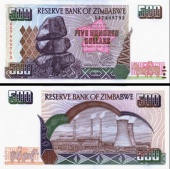 *500 Dolárov Zimbabwe 2001, P11a UNC - Kliknutím na obrázok zatvorte -