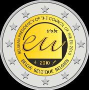 *2 Euro Belgicko 2010, predsedníctvo v EÚ - Kliknutím na obrázok zatvorte -