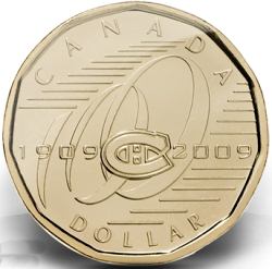 *1 dolár Kanada 2009, Montreal Canadiens - Kliknutím na obrázok zatvorte -