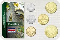 Sada 6 ks mincí Kostarika 5 - 500 Colones 2001 - 2008 blister - Kliknutím na obrázok zatvorte -
