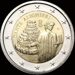 *2 Euro Taliansko 2015, Dante Alighieri - Kliknutím na obrázok zatvorte -