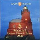 *Oficiálna sada 8 Euro mincí Fínsko 2008-I - Kliknutím na obrázok zatvorte -