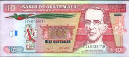 *10 Quetzales Guatemala 2008, P117 UNC - Kliknutím na obrázok zatvorte -