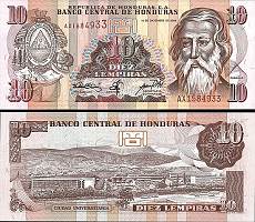 *10 Lempiras Honduras 1996-2008 P82 UNC - Kliknutím na obrázok zatvorte -