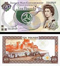 *10 Libier Ostrov Man 2020 P48A UNC, Elizabeth II - Kliknutím na obrázok zatvorte -