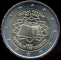 *2 Euro Rakúsko 2007, Rímska zmluva - Kliknutím na obrázok zatvorte -