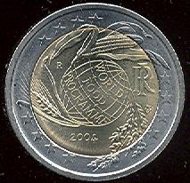 *2 Euro Taliansko 2004, Potravinový program - Kliknutím na obrázok zatvorte -