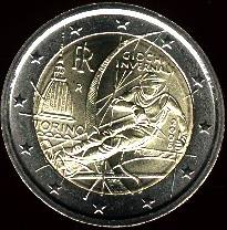 *2 Euro Taliansko 2006, ZOH Turín - Kliknutím na obrázok zatvorte -