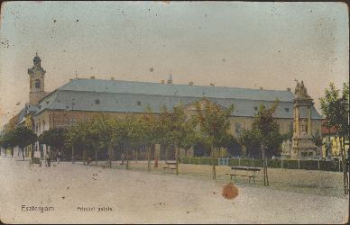 Pohľadnica Ostrihom (Esztergom) okolo roku 1900 - Kliknutím na obrázok zatvorte -
