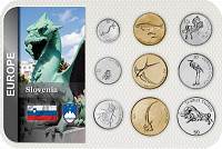 Sada 9 ks mincí Slovinsko 10 Stotinov-50 Toliarov 1992-2006 - Kliknutím na obrázok zatvorte -
