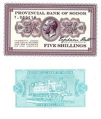 *5 Shillings 2016 George V. Provincial Bank of Sodor UNC - Kliknutím na obrázok zatvorte -