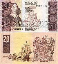 *20 Randov Južná Afrika 1990, P121e UNC - Kliknutím na obrázok zatvorte -