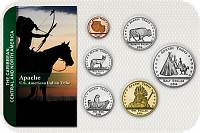 Sada 6 ks mincí USA 1 Cent - 1 Dollar 2016 Apache blister - Kliknutím na obrázok zatvorte -