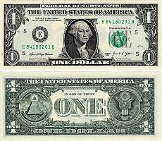 *1 americký dolár USA 2021, P549 séria E - Richmond UNC - Kliknutím na obrázok zatvorte -