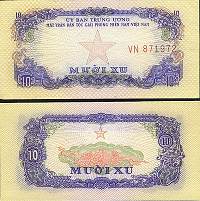 *10 Xu Južný Vietnam 1963 R1 UNC, nevydané - Kliknutím na obrázok zatvorte -