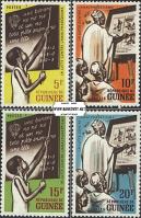 Známky Guinea 1962 Negramotnosť, razítkovaná séria - Kliknutím na obrázok zatvorte -