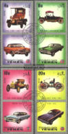 Známky Jemen (kráľovstvo) 1970 Automobily, razítkovaná séria - Kliknutím na obrázok zatvorte -