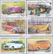 *Známky Kongo 1999 Historické automobily, razítkovaná séria - Kliknutím na obrázok zatvorte -