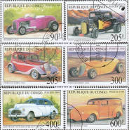 *Známky Kongo 1999 Historické automobily, razítkovaná séria - Kliknutím na obrázok zatvorte -