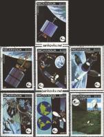 *Známky Nikaragua 1981 Výskum vesmíru, razítkovaná séria - Kliknutím na obrázok zatvorte -
