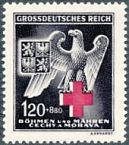 *Známky Protektorát Čechy a Morava 1943, Německý červený kříž MN - Kliknutím na obrázok zatvorte -
