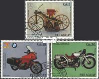 *Známky Paraguay 1984 Motocykle, razítkovaná séria - Kliknutím na obrázok zatvorte -