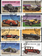*Známky Togo 1984 Staré automobily, razítkovaná séria - Kliknutím na obrázok zatvorte -