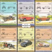 *Známky Tuvalu - Nukulaelae 1985 Staré automobily, Mint NH - Kliknutím na obrázok zatvorte -